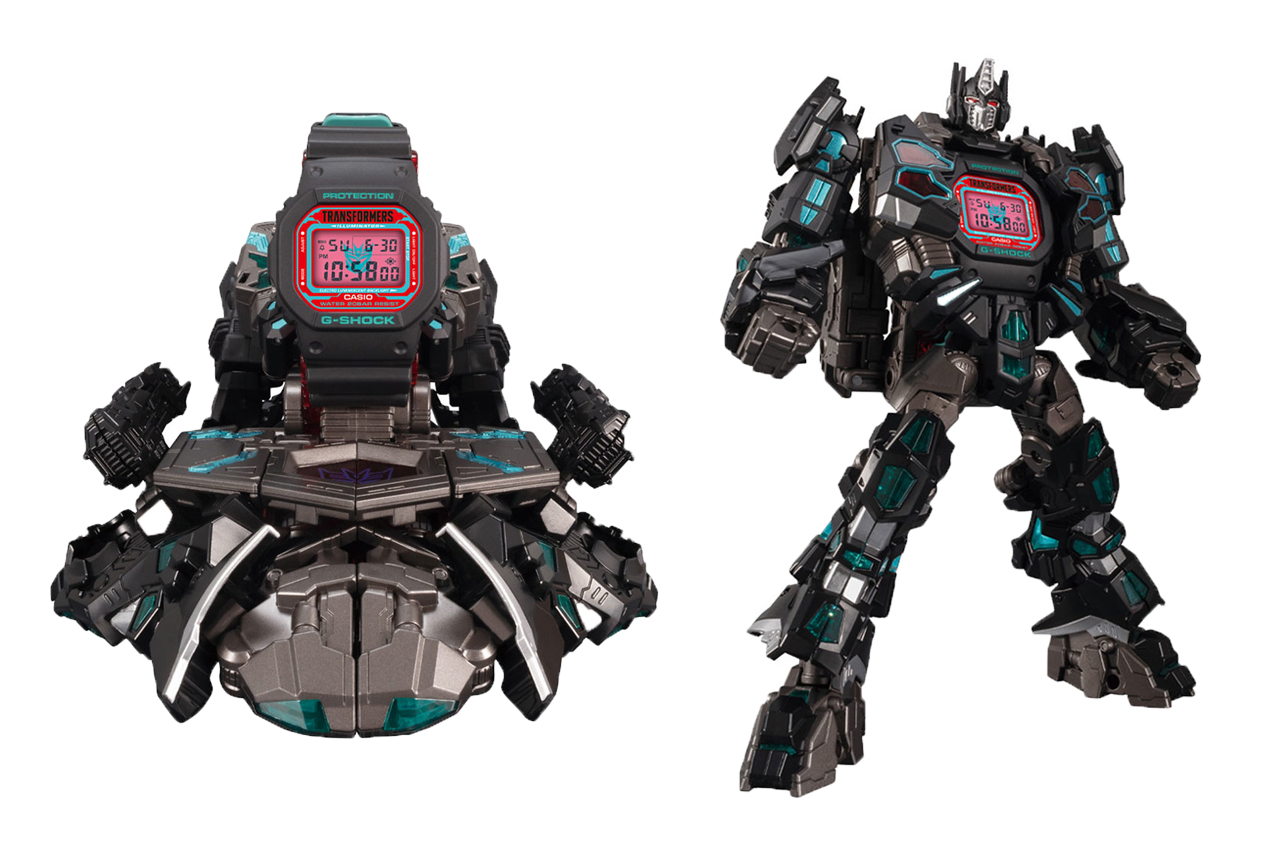 G-Shock x《Transformers》推出「暗黑柯柏文」全新别注模型表款套装