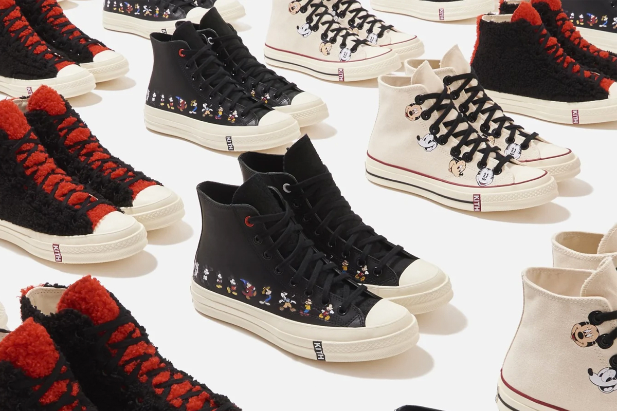 KITH 正式发布 Converse x Disney 三方联名鞋款系列