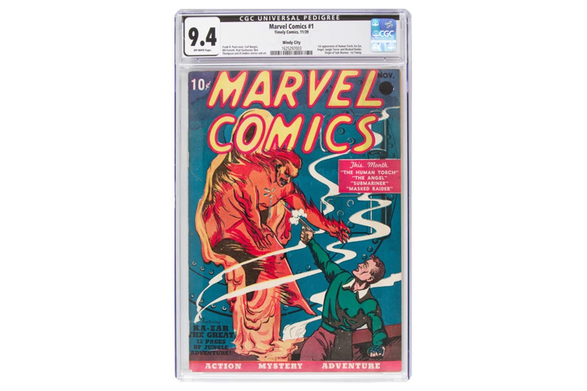 史上第一期《Marvel》漫画以美金 126 万元拍卖成交