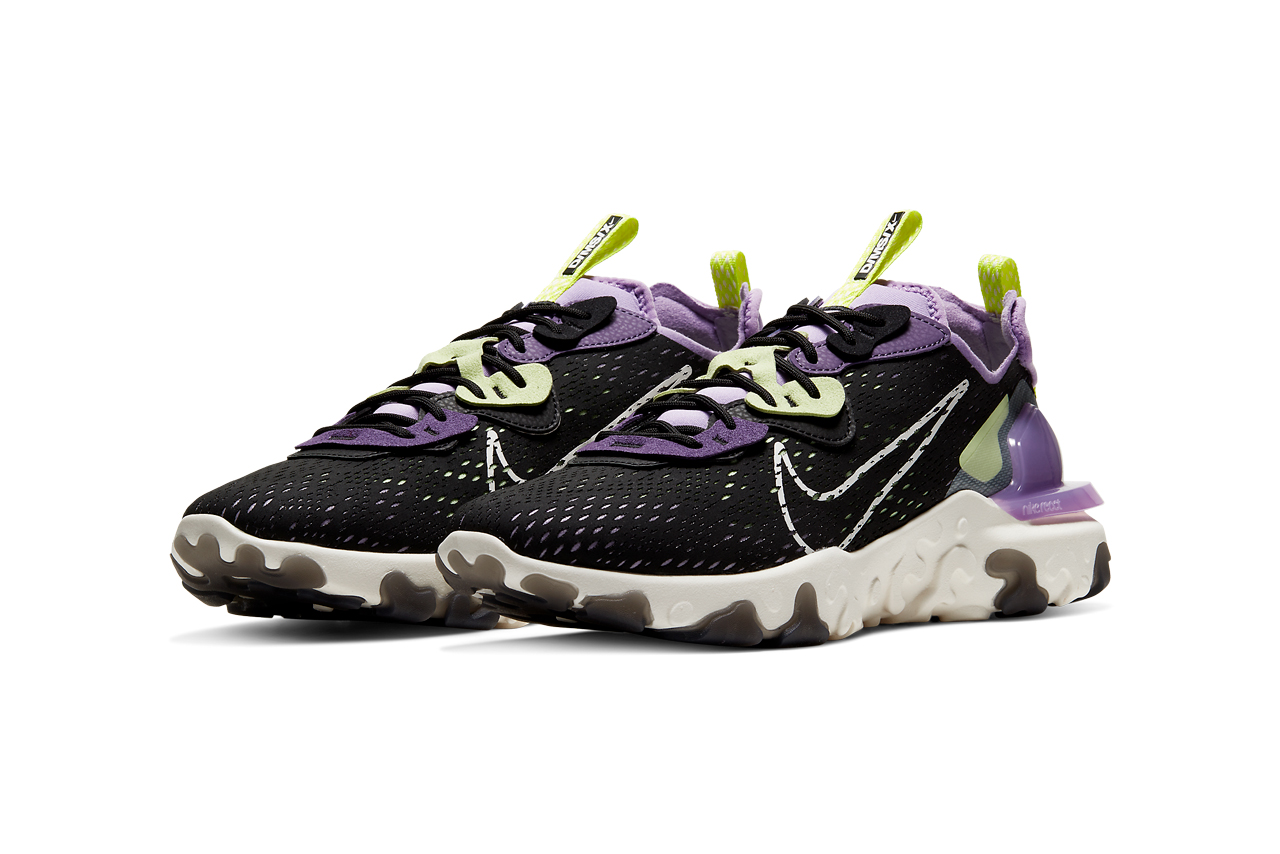 Nike React Vision 全新配色「Gravity Purple」、「HONEYCOMB」正式发布
