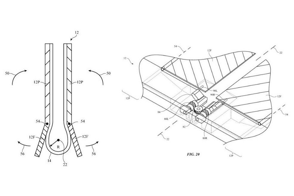 科技大战－新专利揭示 Apple 致力钻研折叠式屏幕 iPhone 设计工作