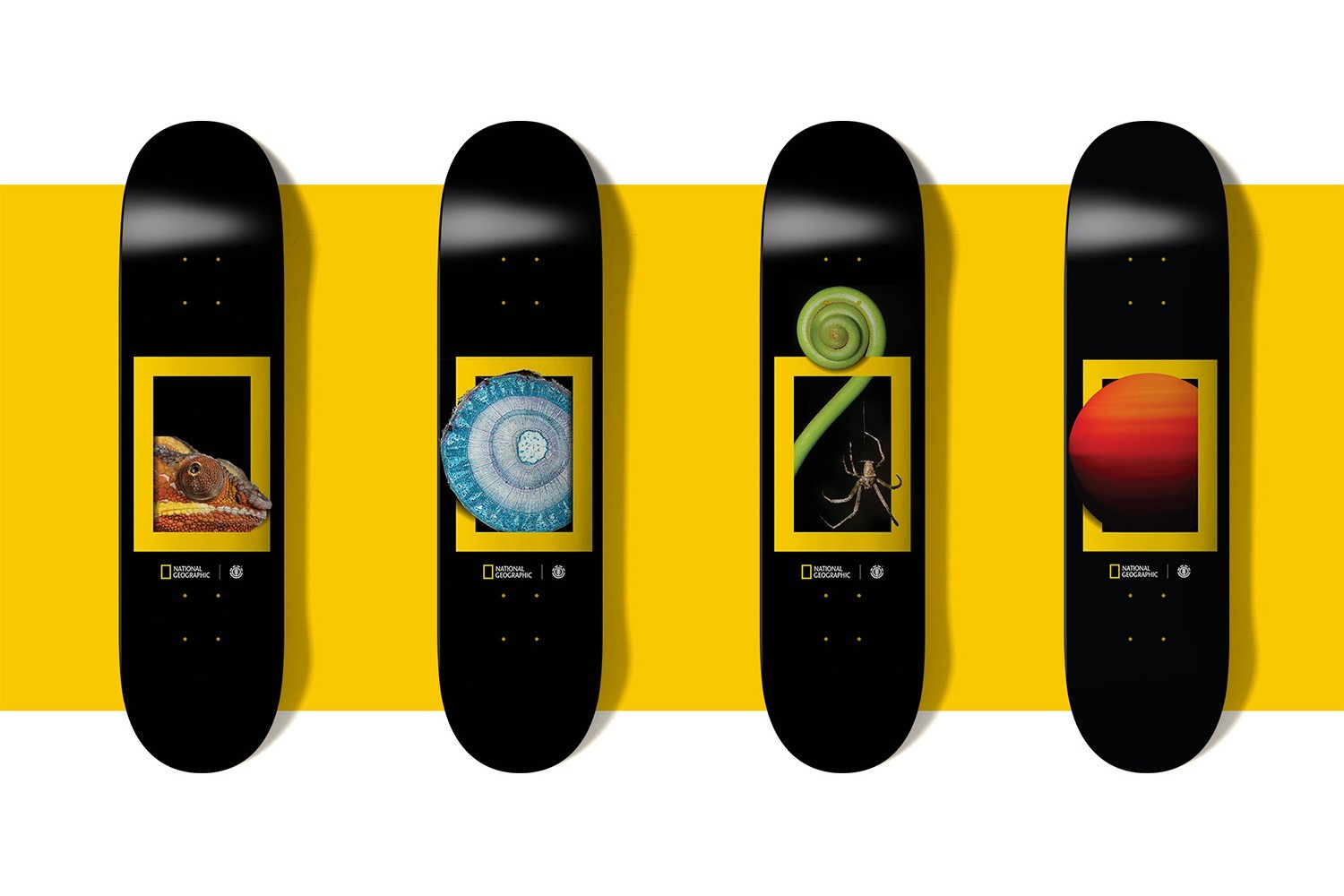 国家地理杂志 National Geographic 联手滑板品牌 Element 推出「Future Nature」联名系列