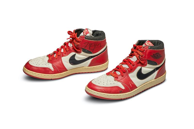 Michael Jordan 于 1985 年曾着用的原版 Air Jordan 1 球鞋即将举行拍卖