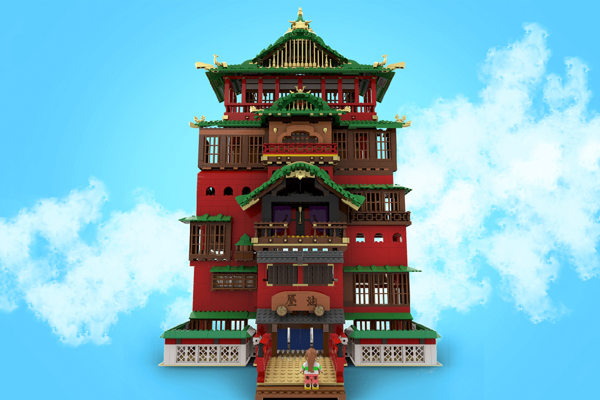 lego ideas 实体化《神隐少女》经典「油屋」场景