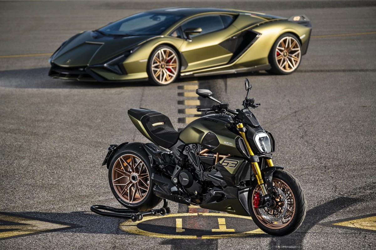 Lamborghini 携手 Ducati 打造 Diavel 1260 别注电单车