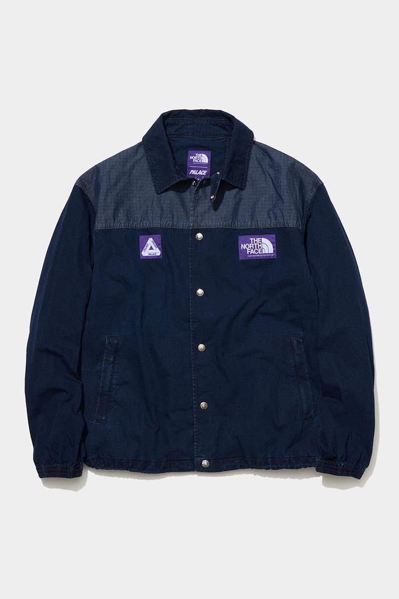 新品タグ付 palace north face purple label-