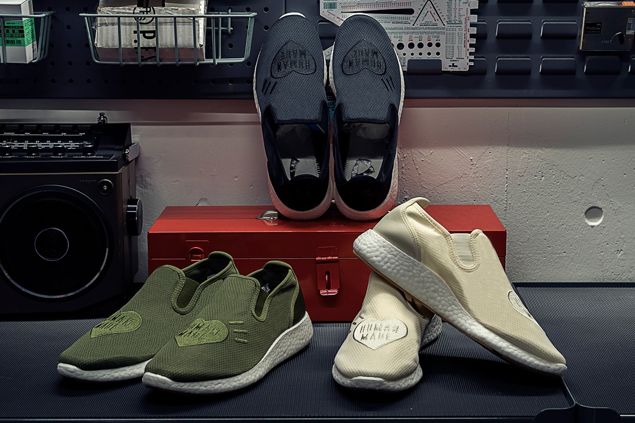Human Made x adidas Originals SLIPON PURE HM 最新联名懒人鞋正式登场