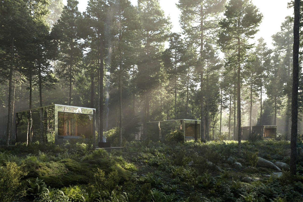 建筑事务所 Leckie Studio 携手 Aruliden 打造全新森林 Arcana 镜面屋
