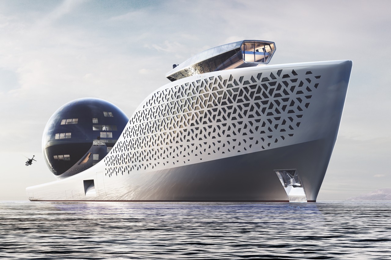 Iddes Yachts 打造要价 $7 亿美元核动力巨型游艇「Earth 300」
