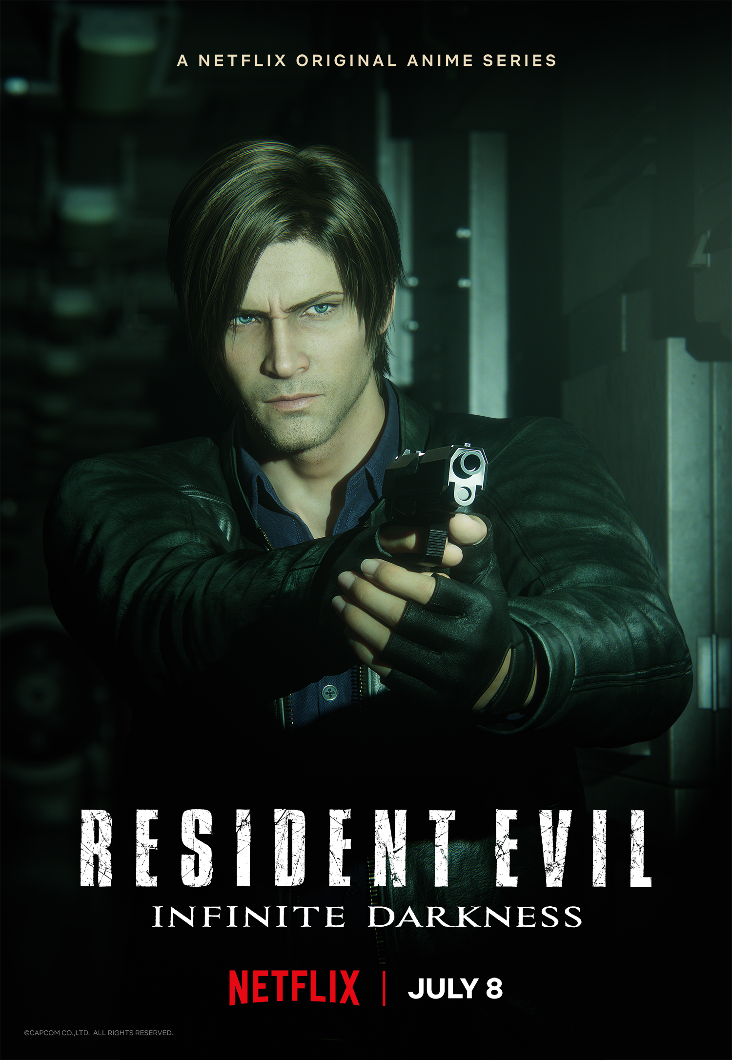 Netflix 原创动画影集《Resident Evil 恶灵古堡：无尽闇黑》释出多位角色海报