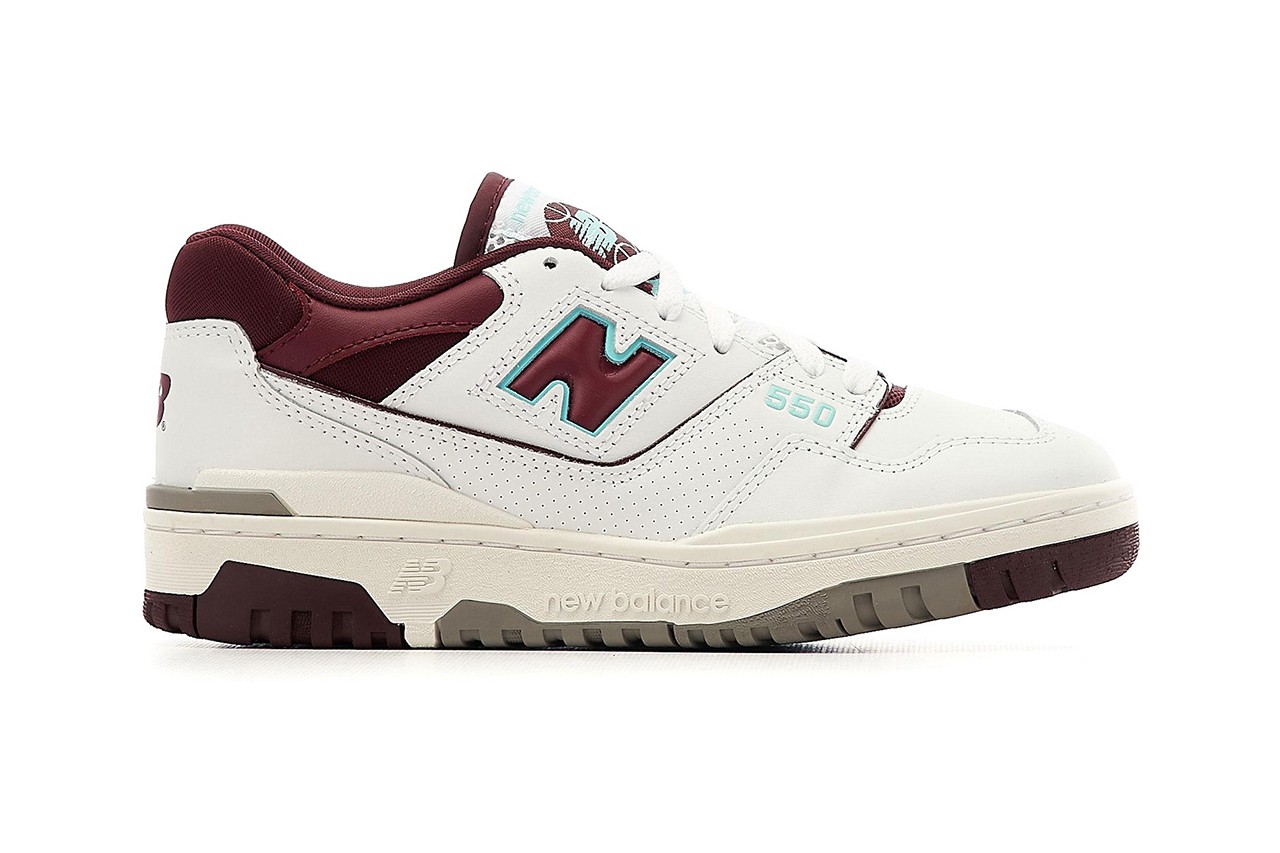 New Balance 550 最新「Burgundy/Blue」配色正式登场