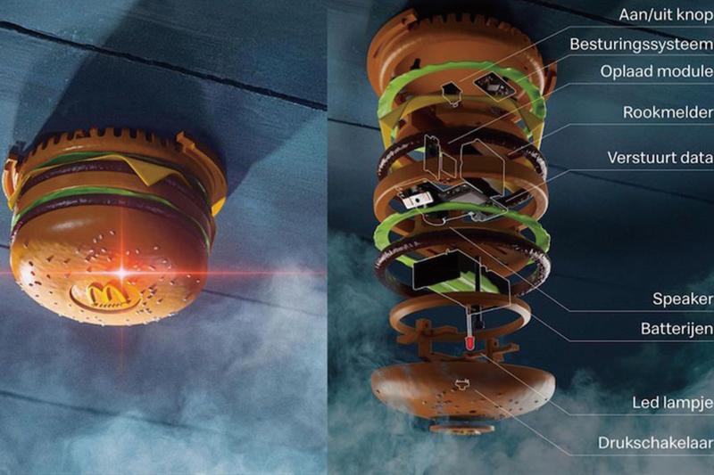 荷兰 McDonald’s 推出限定 Big Mac 造型烟雾探测器