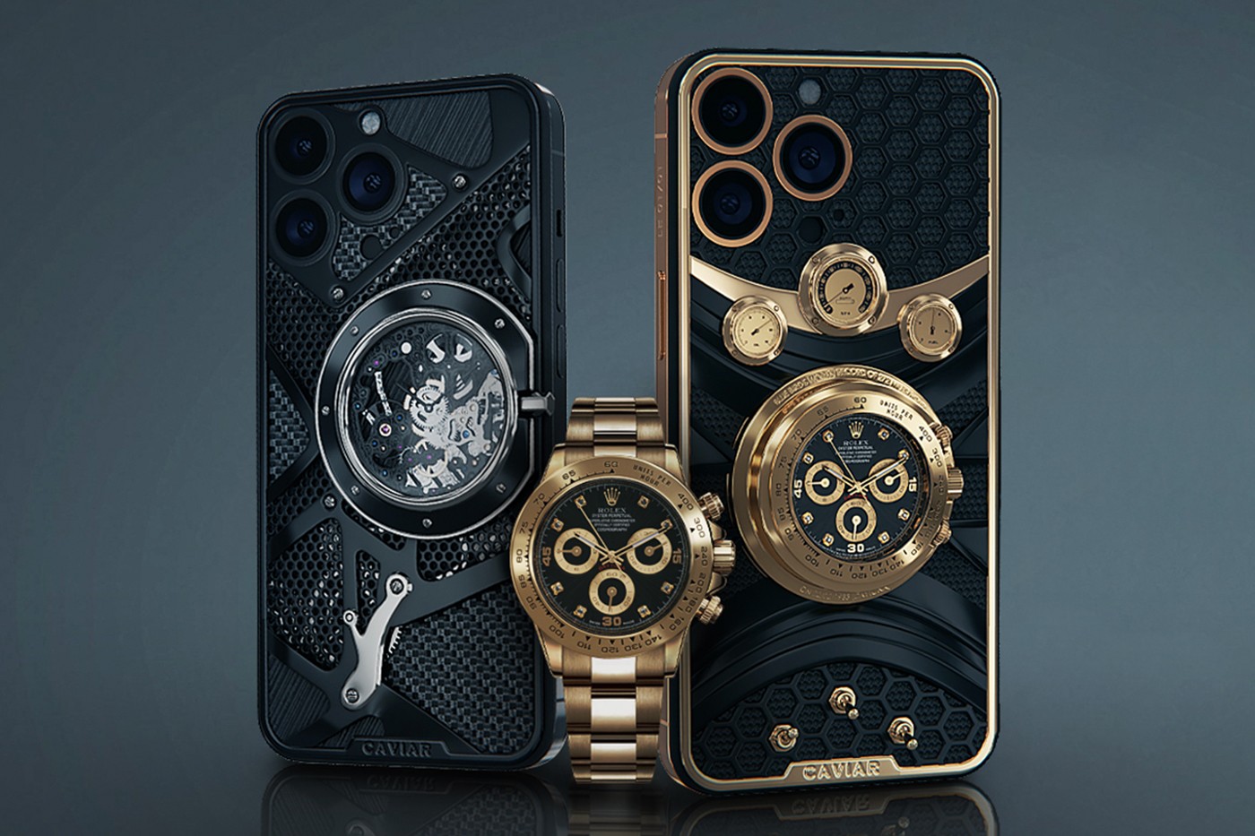 Caviar 推出「Rolex Daytona」主题 Apple iPhone 14 Pro 定制机型
