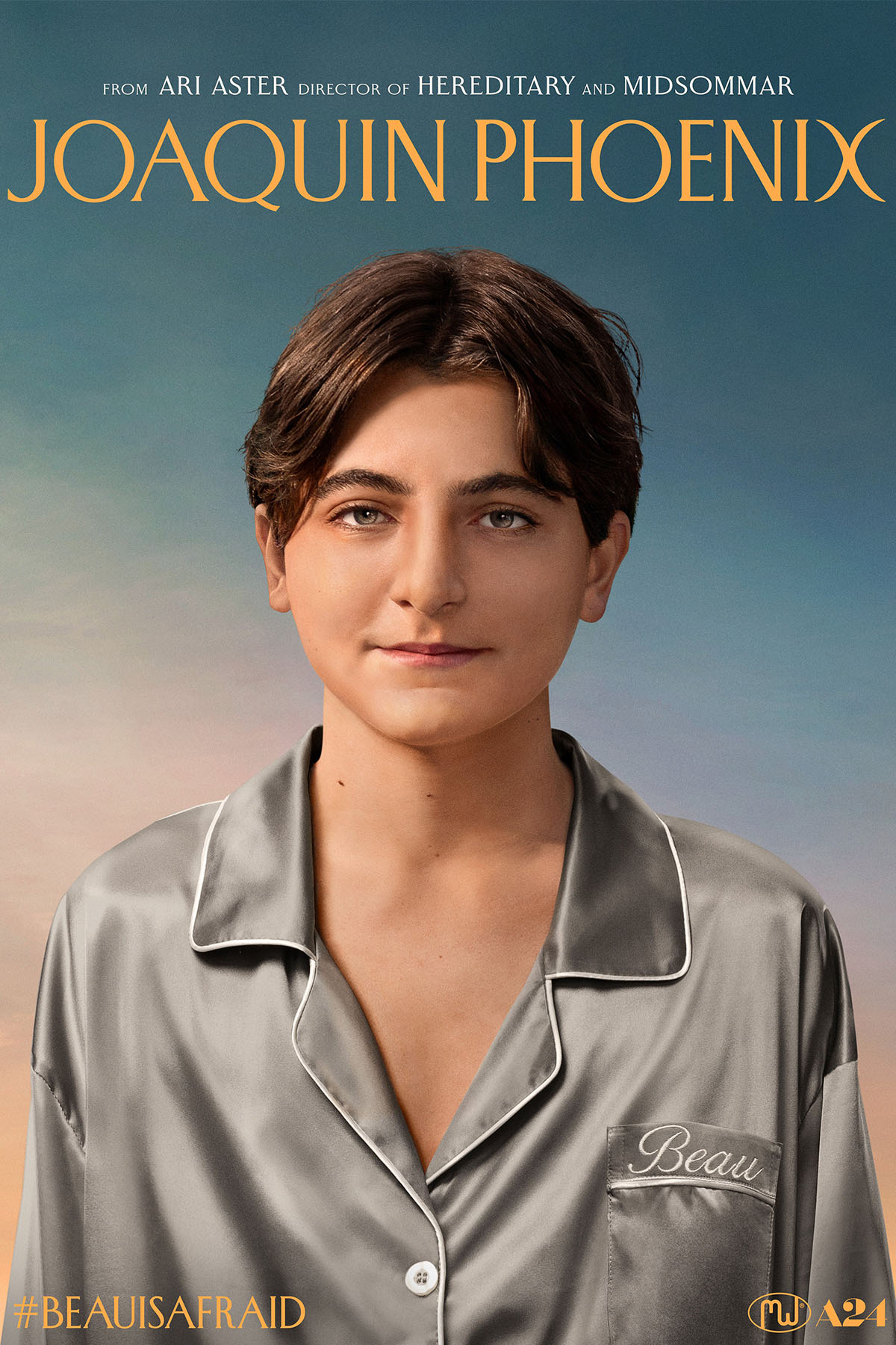A24 正式公开 Ari Aster 执导、Joaquin Phoenix 主演全新超现实电影《Beau Is Afraid》首张海报