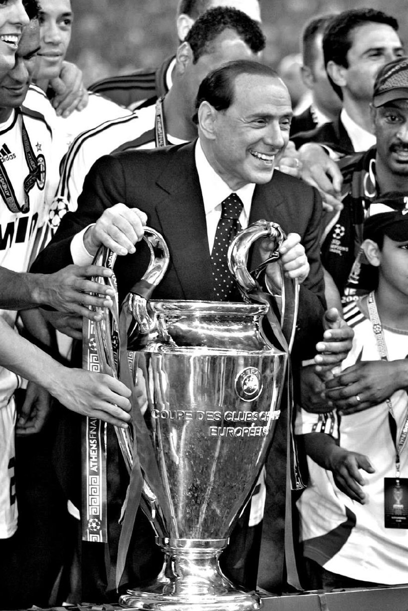 前 AC Milan 主席 Silvio Berlusconi 去世，享年 86 岁