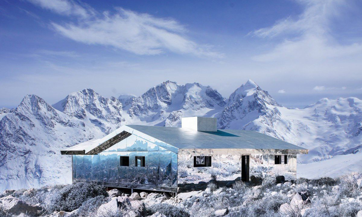 观察世界，艺术家 Doug Aitken 在阿尔卑斯山上打造镜面小屋