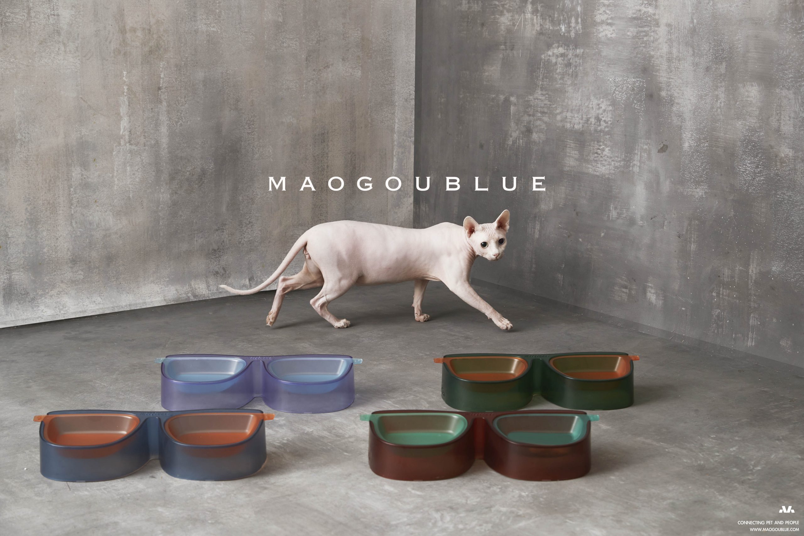 Maogoublue 发布全新「HEICHAO」系列猫狗喂食碗