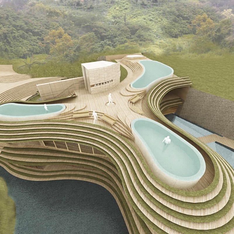 由建筑大师隈研吾设计，WUMA 温泉度假村将于明年登陆中国台湾