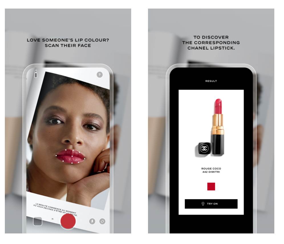 CHANEL 的 Lipscanner app 能靠 AI 来帮你识别口红