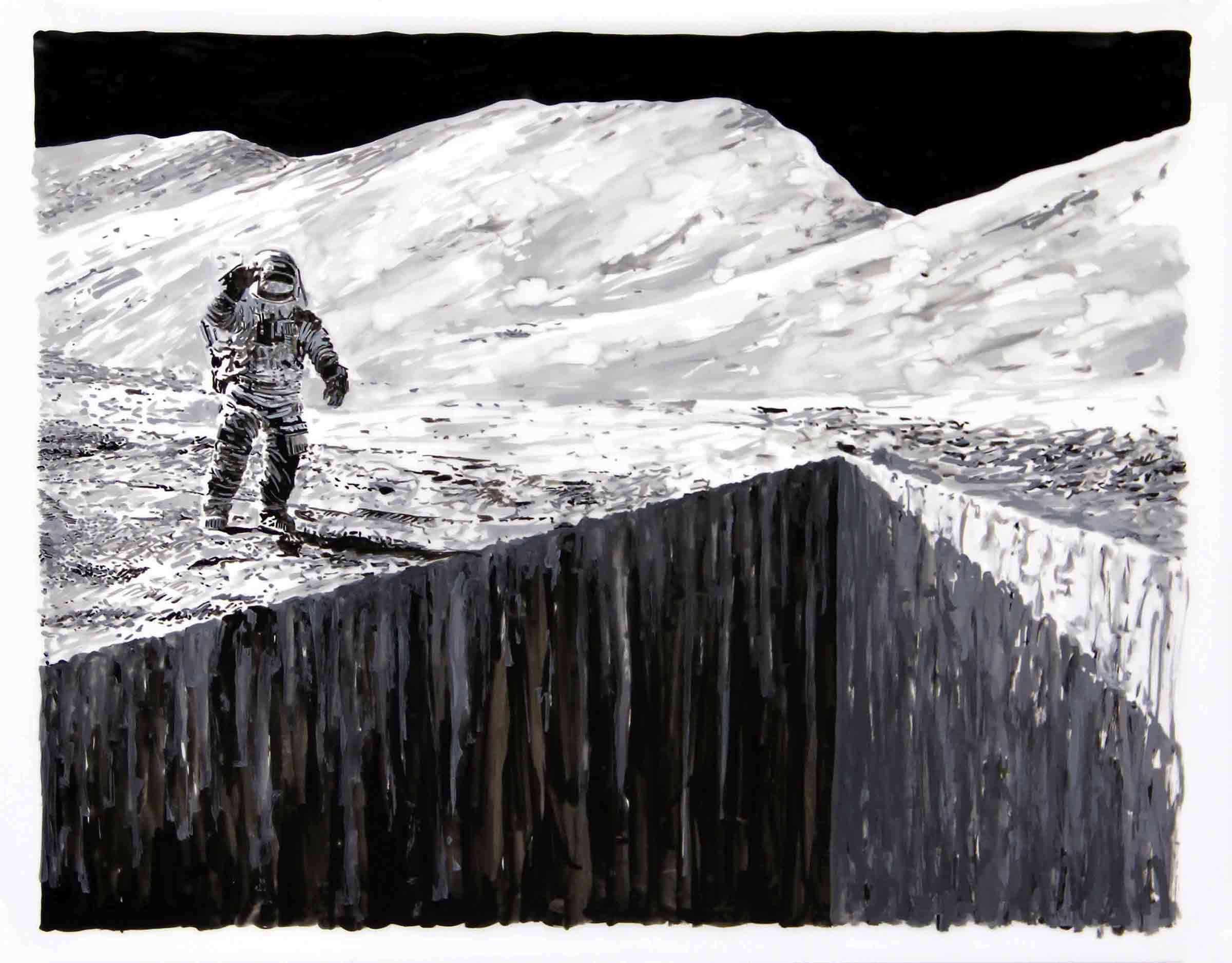 丹尼尔·阿尔轩与 Archive Editions 发布版画作品《月球》