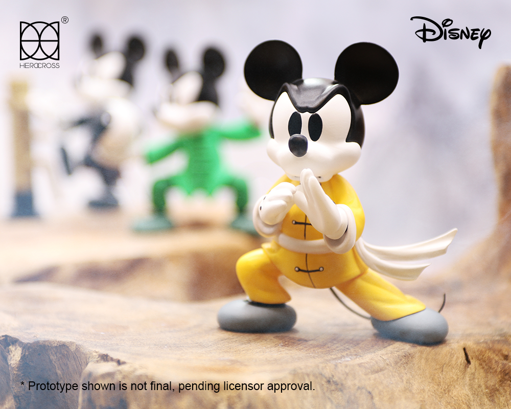 Disney x HEROCROSS 联合发布「武林米笈」功夫米奇盲盒系列