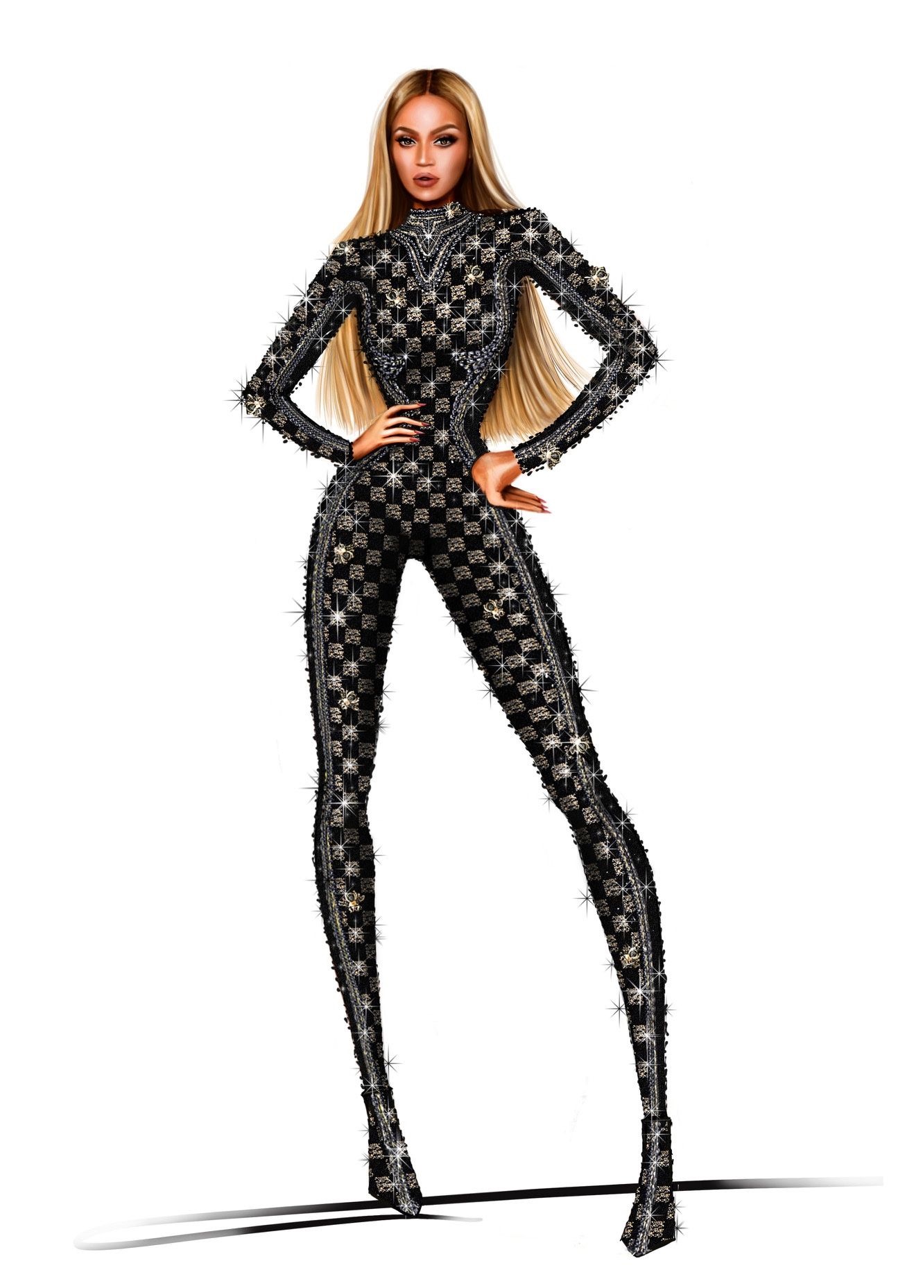 LOUIS VUITTON 释出 Beyoncé 巡演定制舞台服装
