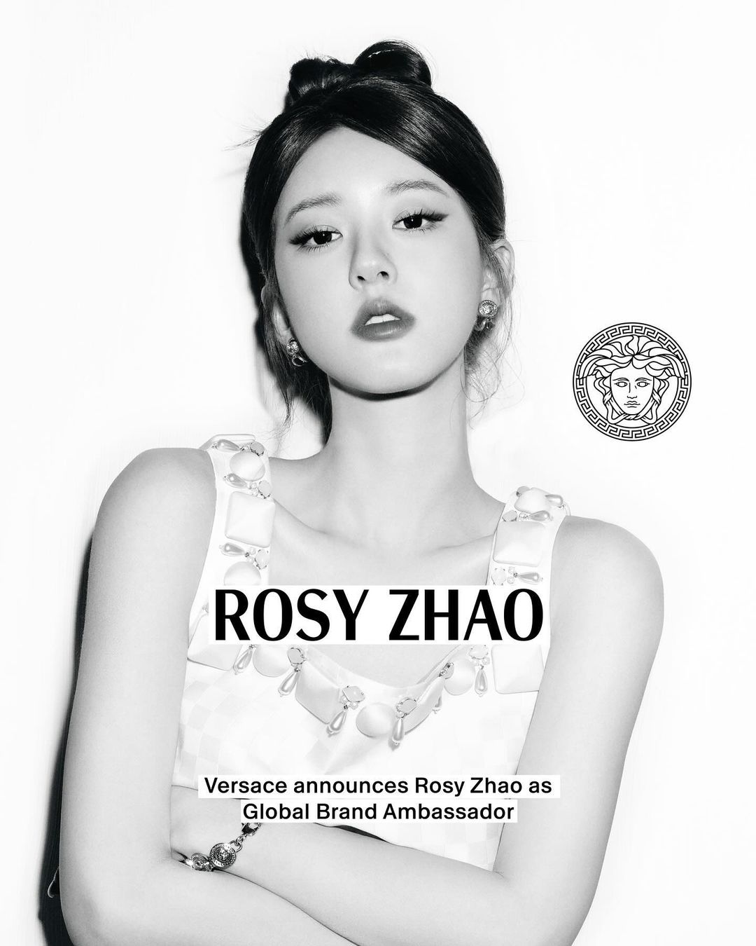 Versace 官宣赵露思为最新全球品牌大使