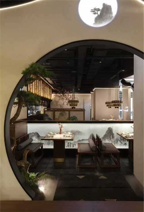 江南里中餐厅南京景枫商场店面设计
