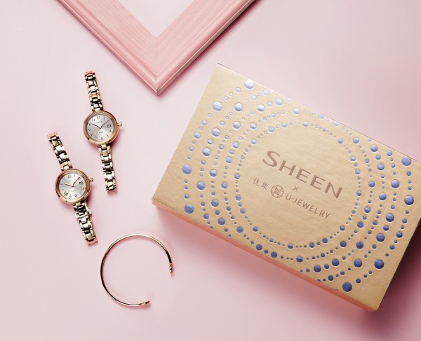 520挚选臻品 为爱而生 SHEEN X 优集合作款蜜桃金手镯礼盒上市
